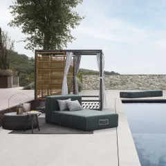 METAL BAHÇE VE HAVUZ KENARI ŞEZLONG DAYBED