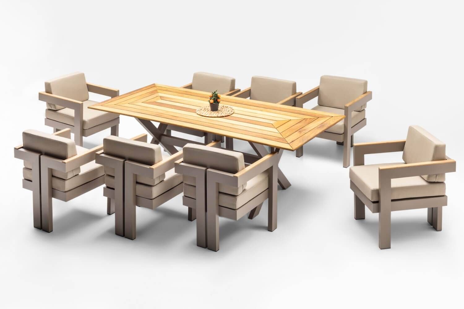 TOKYO BAHÇE 8 KİŞİLİK MASA TAKIMI