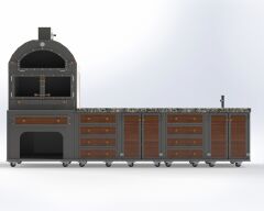 Forge Long Plus Barbekü 350*70