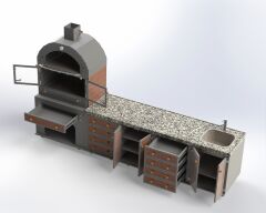 Forge Long Plus Barbekü 350*70