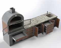 Forge Long Plus Barbekü 350*70