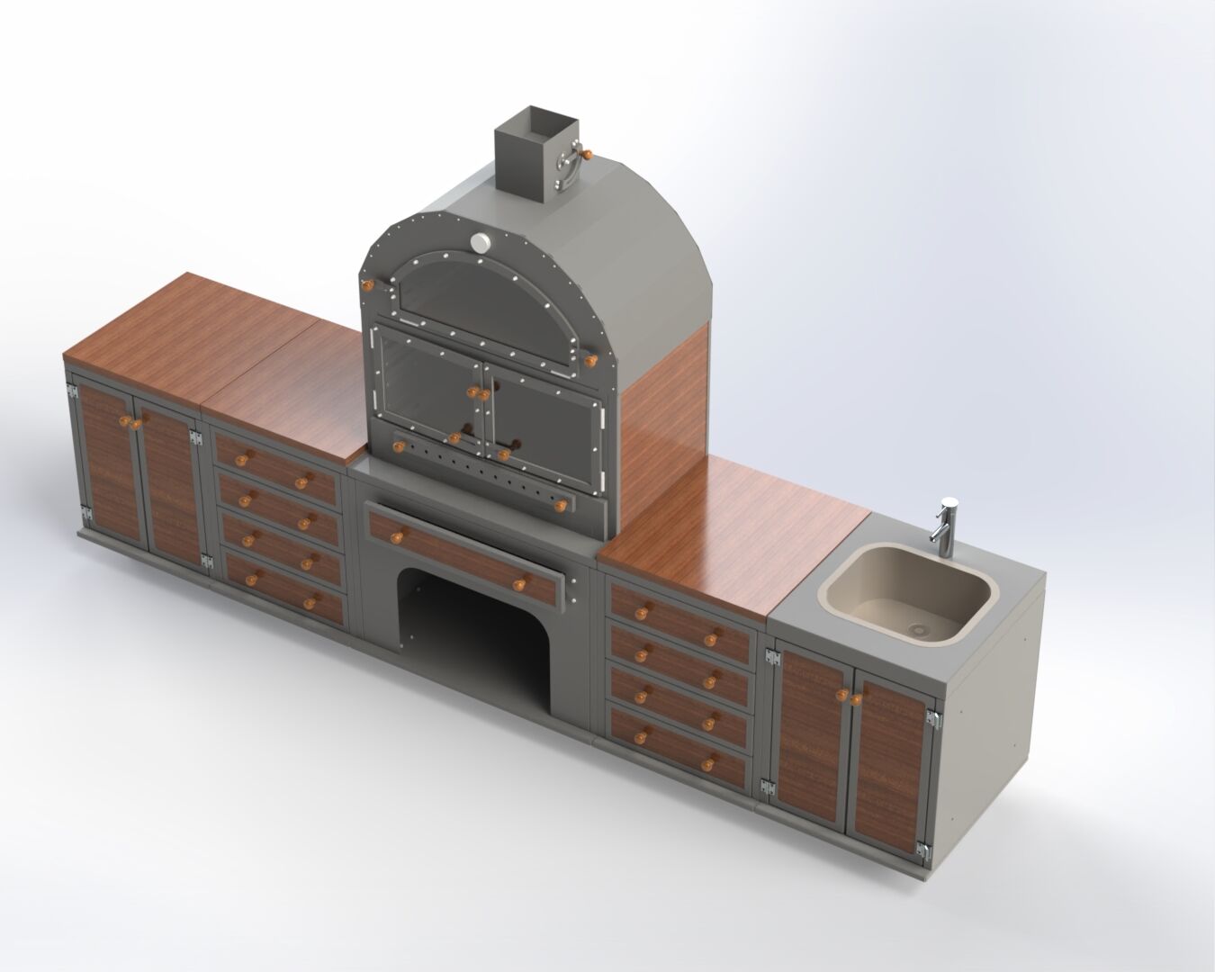 Forge  Barbekü 350*70