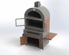 Forge  Dolaplı Barbekü 100*70