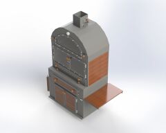 Forge  Dolaplı Barbekü 100*70