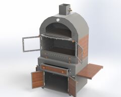 Forge  Dolaplı Barbekü 100*70