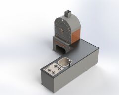 Forge Barbekü 200*260 Cm Köşeli Sistem